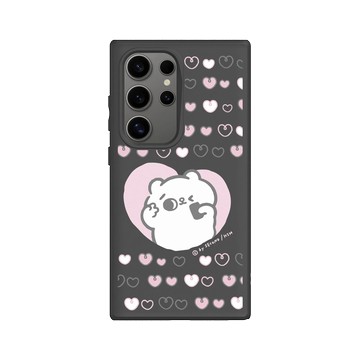 Galaxy S24 Ultra SolidSuit 黑 - 爽爽貓 Song Song Meow by SECOND - 愛了愛了