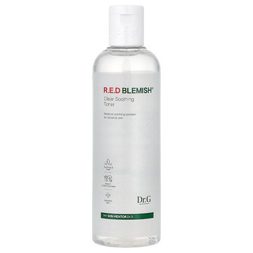 Dr. G, R.E.D Blemish®，清透舒緩爽膚水，適合敏感皮膚，10.14 液量盎司（300 毫升）