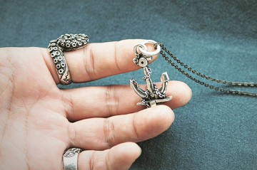 錨 • 單墜 anchor pendant