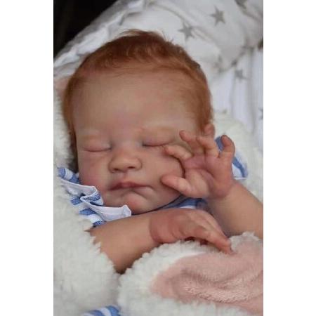 Pinky Reborn Baby Dolls,19 inches Realistic Silicone Newborn Baby