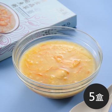 【禎祥食品】黃金蟲草人蔘鮑魚粥(350g/盒)*5入