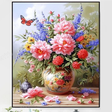 💛盒裝💛台中寄出💛 DIY鑽石貼畫 5D鑽石畫 點鑽畫 DIY立體鑽貼畫 鑽石貼 貼鑽畫鑽畫手工藝手作圓形鑽