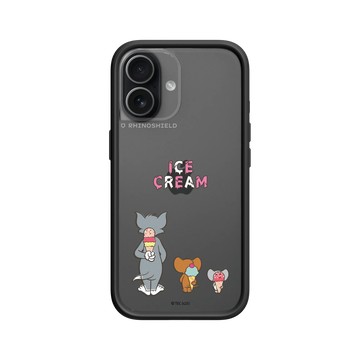 iPhone 17 Mod NX -邊框背蓋組合 (相機按鈕) 黑 - 湯姆貓與傑利鼠 Tom and Jerry - Ice Cream