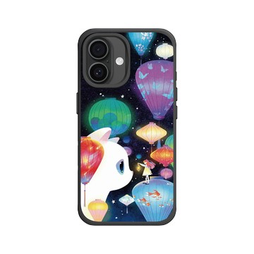 iPhone 16 SolidX 黑 - Little Oil Art 小油画 - 希望的光