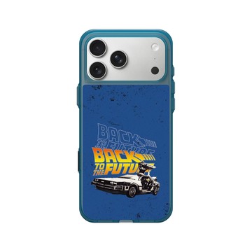 iPhone 17 Pro Max Clear (相機按鈕) 夜幕藍 - Back to the future - Back To The Future Neon