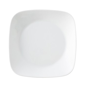 【美國康寧 CORELLE】純白系列 方型8吋午餐盤