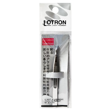 LOTRON 親密寶貝 L-204 斜口眉拔 高級鋼材  1個