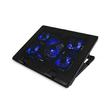 Esense E-C11 冷光五風扇筆電散熱墊-黑原價 499 (省 100)