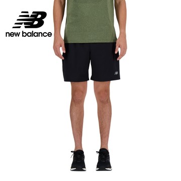 【New Balance】 NB 吸濕排汗短褲_男性_黑色_MS41234BK