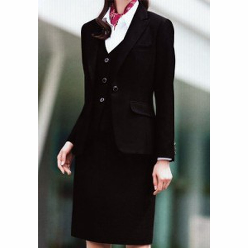 光沢感あるドビー織りの素材は上質かつ気品たたえた雰囲気 ジャケット 事務服 通販 Lineポイント最大1 0 Get Lineショッピング