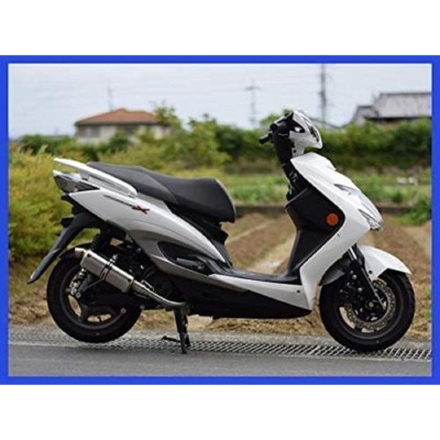 リアルスピードシグナスX125 SE12/SE44J メテオ チタンマフラー 好評