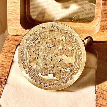 火漆印章 印頭 字母 K 音樂 樂器 樂譜