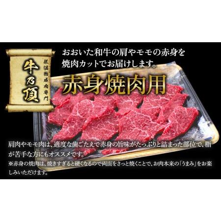 ふるさと納税 おおいた和牛 赤身焼肉セット2種(特選 赤身焼肉用250g  赤身焼肉用300g)牛肉 和牛 ブランド牛 ミスジ サンカク もも肉 赤身肉 焼.. 大分県津久見市