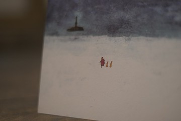 明信片 「留白的海洋」