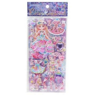 シールシート アロマプリンセス 着せ替えシール 2枚組 ドリーミーマジック カミオジャパン 女の子向け