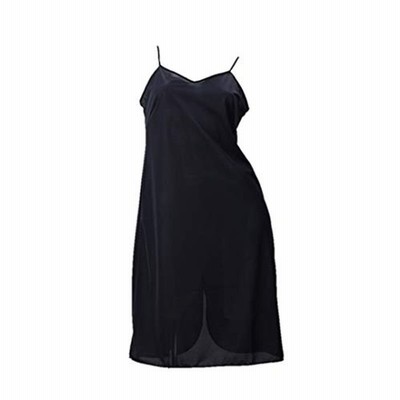 ペチ ワンピース 90cm ロング スリップ 下着 静電気防止 シンプル ブラック Mサイズ 通販 Lineポイント最大get Lineショッピング