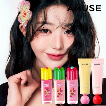 【AMUSE】HELLO KITTY 聯名小花露珠唇釉+香氛保濕護手霜套禮