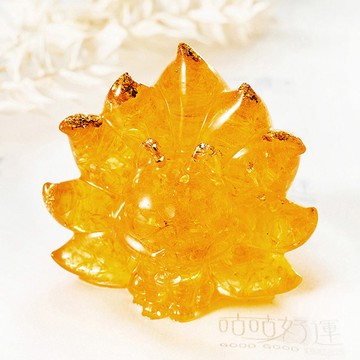 【咕咕好運GoodGoodLuck】奧罡能量九尾狐仙-黃水晶(含開光)