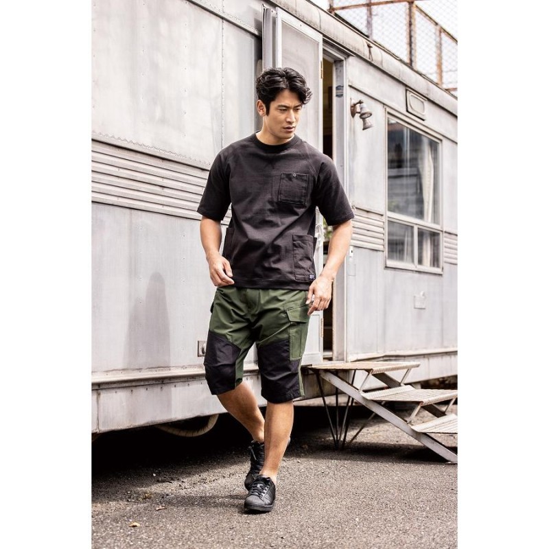 S-5L D-1896 4WAYストレッチショートカーゴ DICKIES 作業服 ストレッチ