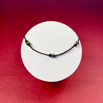 靈猴躍金 酉雞報福 【檀褐碧璽幸運手繩】