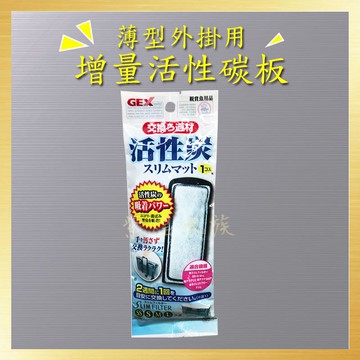 碳板/現貨/GEX薄型外掛用增量活性碳板(1入)—|D5| /出清價/【龍爵士水族】