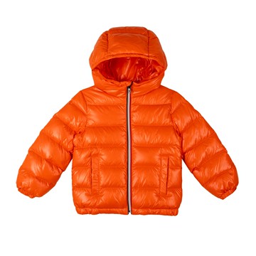 Moncler Enfant Kids 嬰幼兒橘色連帽夾克