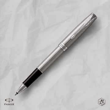 客製化刻字【PARKER 派克】卓爾系列 鋼桿白夾 鋼珠筆（原廠正貨）