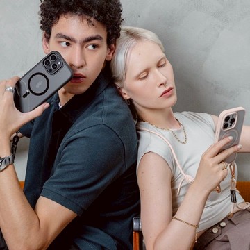 iPhone 16 Roam M 城市漫遊超軍規防摔掛繩手機殼(支援MagSafe) 黑色/6.9 Pro Max