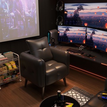 沙發椅單人懶人沙發電競網咖單雙人座椅電競桌椅子家用休閒電腦椅