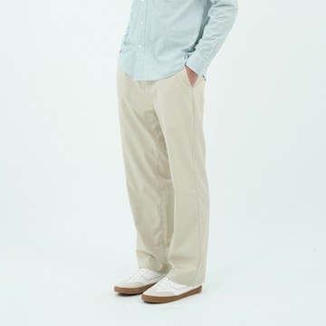 GIORDANO 男裝竹原涼感寬鬆長褲 Bamboo Cool系列 - 04 米陶卡其