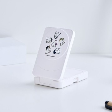Percentage日常生活亂花22.5W折疊式三合一Qi2磁吸支架無線充電器