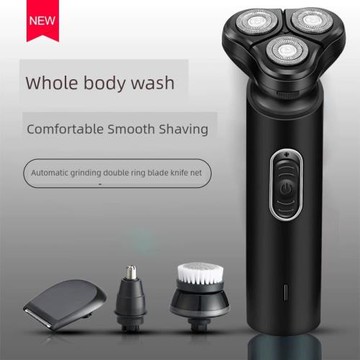 舒威克S900三頭浮動全身水洗電動剃須刀USB充電式多功能胡須刀