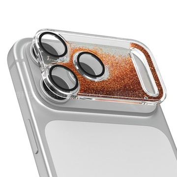 閃粉流沙 一體鏡頭貼 滿版覆蓋 鏡頭膜 適用於 蘋果 iPhone 17 Pro Max 鏡頭貼 鏡頭保護貼 鏡頭圈保護