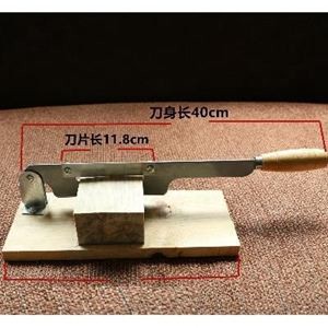 切片機年糕刀家用切條切片兩用刀切白果多功能切糕機實木底板輕巧耐用