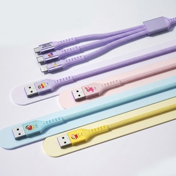 天藍小舖-蠟筆小新三合一快充充電線-共4色-$229【A11115810】