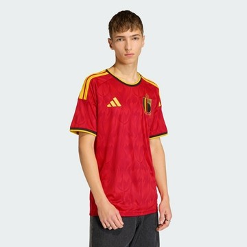 adidas 世界盃 比利時 主場球迷版 短袖球衣 吸濕排汗 男 JM8381 官方直營