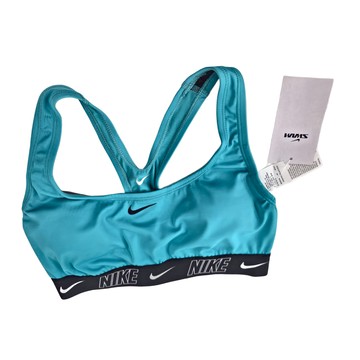 NIKE 耐吉 LOGO TAPE 水上運動型上衣 NESSD188  S  湖水綠