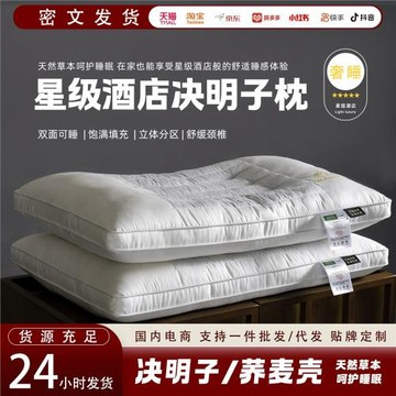 高端全棉蕎麥皮枕芯酒店蕎麥殼助睡眠枕頭護頸椎成人枕芯草本枕