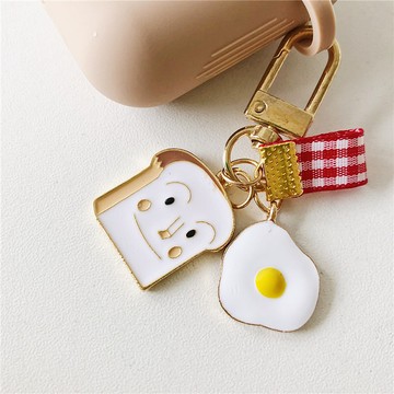 ? 部分現貨 台灣發貨 ? 獨家自制款 Airpods 藍芽耳機保護套 蘋果無線耳機保護套 雞蛋土司