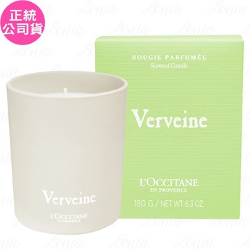 L OCCITANE 歐舒丹 馬鞭草香氛蠟燭(180g)(公司貨)