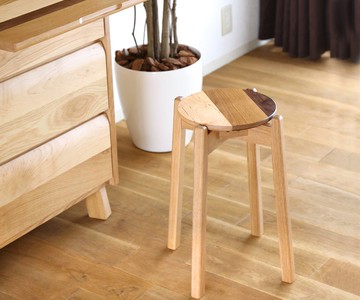 旭川家具 大雪木工 trico 疊凳