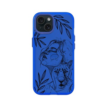 iPhone 15 Clear 激光藍 - MYMY REVERZ TATTOO - BANDIA
