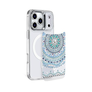 apbs iPhone系列 可拆式磁吸片材彩鑽手機殼-單售片材3