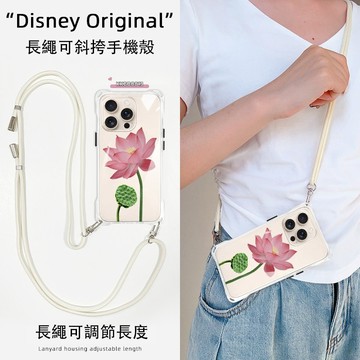 灼灼荷花 手機殼 手機掛繩 掛繩手機殼 iPhone 16 15 14 13 12 XS 手機殼掛繩 背帶手機殼