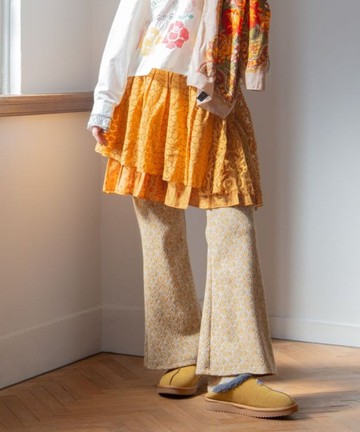 【熱門預購】印度蕾絲拼接短裙 (四色) IDS-5322