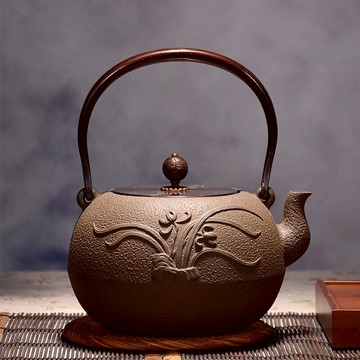 京界臨鑄鐵壺老鐵壺 日本工藝煮茶壺大容量燒水壺泡茶壺功夫茶具