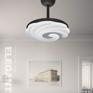 【台灣認證】隱形吊扇燈 黑色  L11-FC2433SB