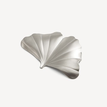 日式 經典工藝 6.5cm 銀杏筷架｜銀｜單品