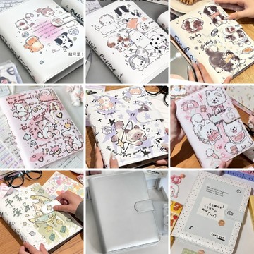Pu卡冊A5+卡冊內頁🥕明星小卡收納冊 可愛 高顏值 ins風 手帳素材收納 照片紀念冊 活頁卡冊 卡片收納冊 相簿