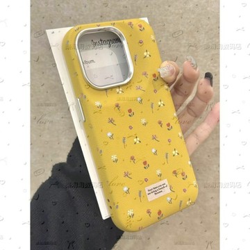 秋冬ins滿屏小碎花適用iPhone16promax蘋果15手機殼14新款13鼓包